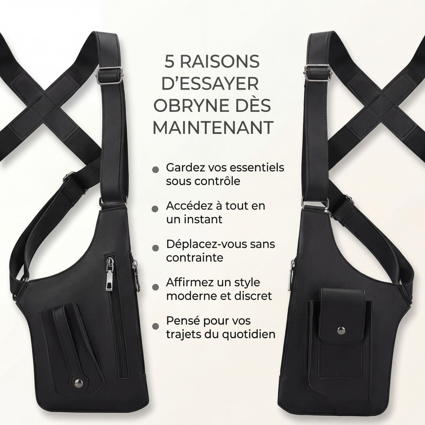 Sac Poitrine Anti-Vol OBRYNE