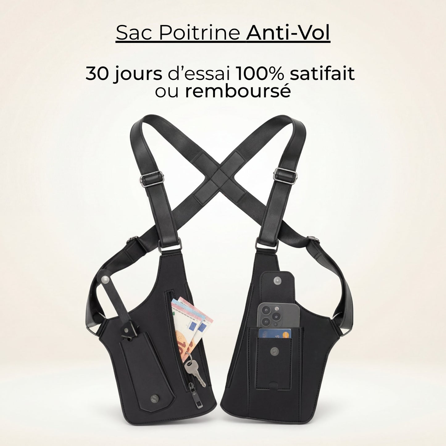 Sac Poitrine Anti-Vol OBRYNE