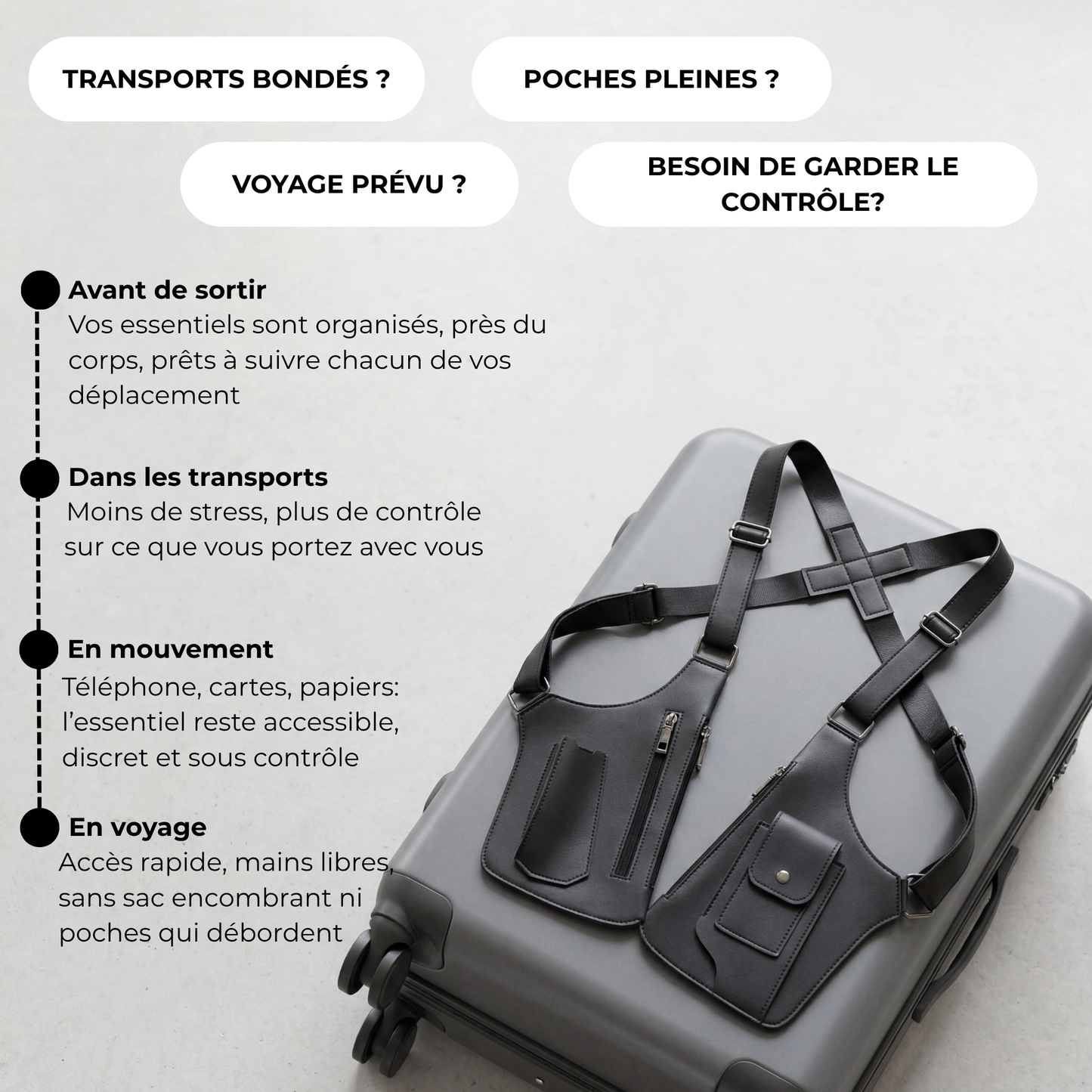 Sac Poitrine Anti-Vol OBRYNE